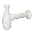 SIKO - Siko Multi siphon de lavabo 5/4″ DN40, pour mitigeur monocommande avec système de vidage, blanc (E560) - vignette
