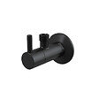 ALCA - Robinet d’équerre avec filtre 1/2"×3/8", Noir-Mat (ARV001-BLACK) - vignette