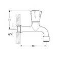 GROHE - Costa L  Robinet de service 1/2" (30098001) - vignette
