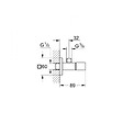 GROHE - Eurocube Robinet d'équerre 1/2" (22012000) - vignette