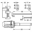 GROHE - Kit d'extension universelle pour mitigeurs mécaniques, 25mm (14056000) - vignette