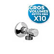 SCHELL - Schell Lot de 10 robinets de service pour machine à laver (033000699-GVP10) - vignette