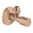 GROHE - Robinet d'arrêt équerre 1/2″, cuivre brossé (G22037DL0) - vignette