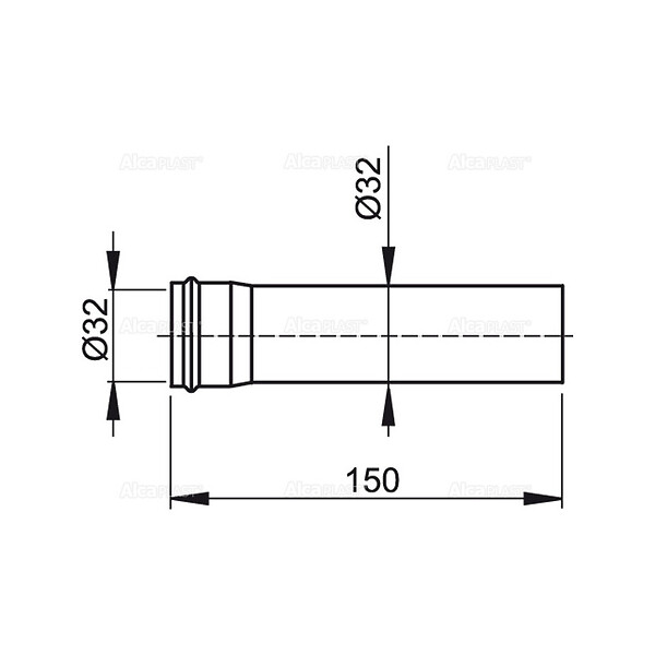 ALCA - Alca Pièce d'extension pour DN32 (A4000) - large