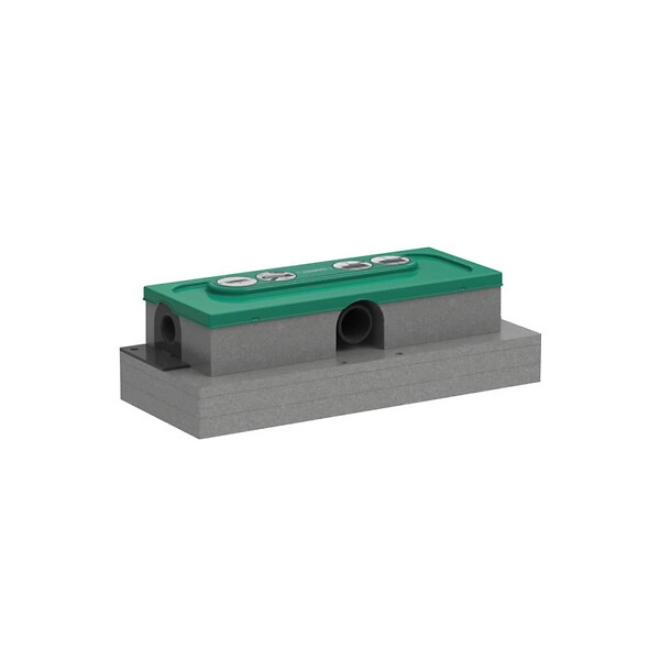 HANSGROHE - Hansgrohe uBox, corps d'encastrement pour caniveaux de douche linéaires 33,8 cm (01000180) - large