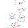 ALCA - Bonde de douche ultra plate (A491CR) - vignette