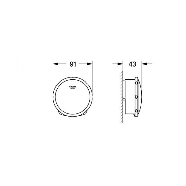 GROHE - Talentofill  pour garniture de remplissage, de vidage et de trop-plein (19952000) - large