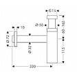 HANSGROHE - Siphon De Lavabo Flowstar 33x42 Hansgrohe Design - vignette