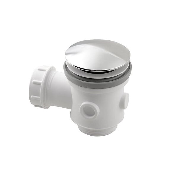 POLYSAN - Bonde clic-clac pour baignoire sans trop-plein, 1"1/2, Chrome (71704) - large