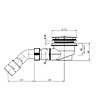 LAUFEN - Siphon pour receveur Laufen Marbond DN50 diamètre 90mm (H2951270000001) - vignette