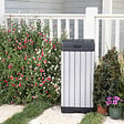 CENTRALE BRICO - Poubelle Rockford 125 L gris, l.41 x H.87.4 x P.41 cm - vignette