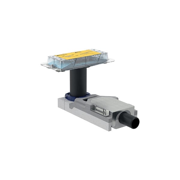 GEBERIT - CleanLine Kit d'encastrement pour canivelles de douche, hauteur de chape à partir de 65mm (154.152.00.1) - large
