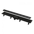 ALCA - Caniveau de douche 750 mm avec grille, noir mat (APZ10BLACK-750M) - vignette