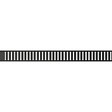 ALCA - Alca Grille pour caniveau, Noir mat (PURE-950BLACK) - vignette