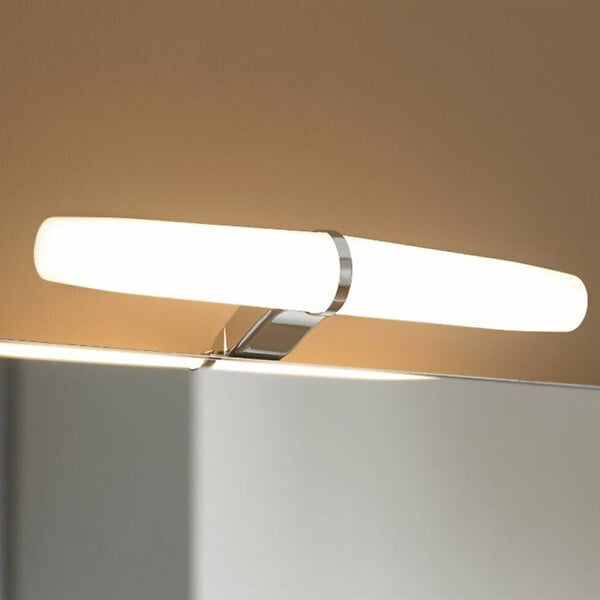 FOCCO - Applique pour miroir LED 23x4,1 cm 4000 K blanc, 6 W, IP44, chrome (EVA2LED) - large