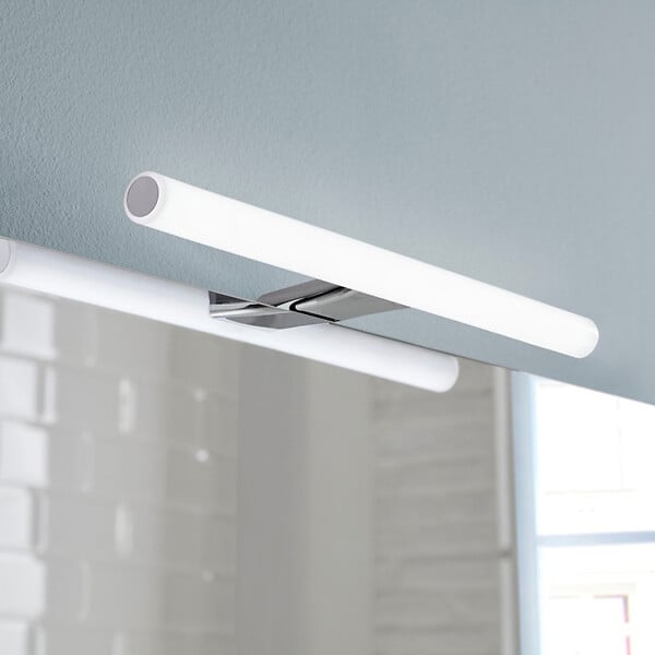 FOCCO - Applique pour miroir LED Irene 50x3,6 cm 5700 K blanc, 9 W, IP44, chrome (IRENE500NEW) - large