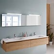 FOCCO - Applique pour miroir LED Irene 50x3,6 cm 5700 K blanc, 9 W, IP44, chrome (IRENE500NEW) - vignette