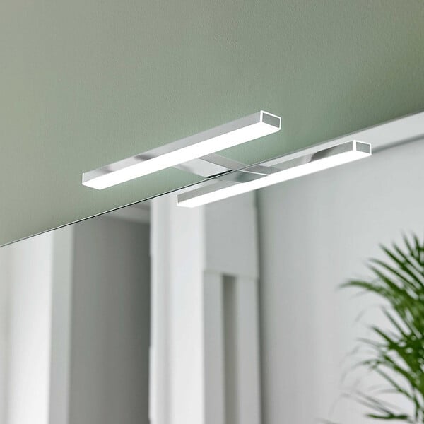 FOCCO - Applique pour miroir LED Esther 50x2,9 cm 5700 K blanc, 8 W, IP44, chrome (ESTHER500NEW) - large