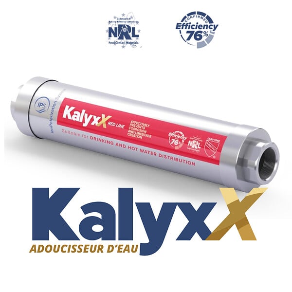 SWISS AQUA TECHNOLOGIES - Adoucisseur d'eau Anticalcaire innovant IPS Kalyxx RedLine G 1/2 " femelle (IPSKXRG12) - large