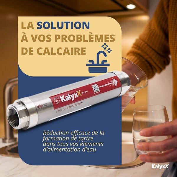 SWISS AQUA TECHNOLOGIES - Adoucisseur d'eau Anticalcaire innovant IPS Kalyxx RedLine G 1/2 " femelle (IPSKXRG12) - large