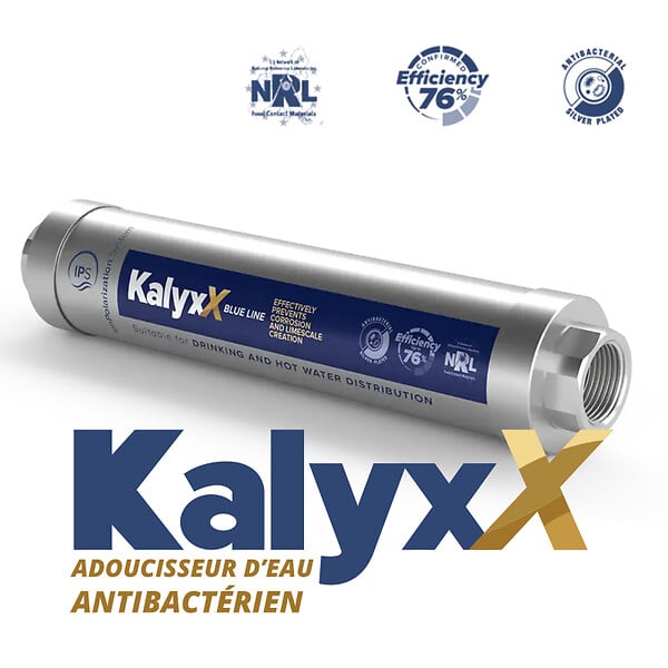 SWISS AQUA TECHNOLOGIES - Swiss Aqua Technologies Adoucisseur d'eau Anticalcaire Antibactérien innovant IPS Kalyxx BlueLine G1 " femelle (IPSKXBG1) - large