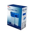 SWISS AQUA TECHNOLOGIES - Swiss Aqua Technologies Double bol transparent pour filtres universels 10", prêt à raccorder 3/4" + 3 filtres + 3 filtres charbon actif (SATHF34DX6) - vignette