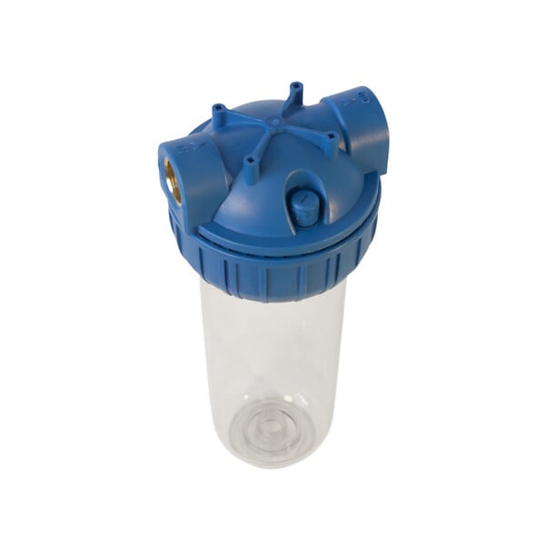 SWISS AQUA TECHNOLOGIES - Bol transparent avec raccord en laiton 3/4" pour filtres universels 10" (SATHF34) - large
