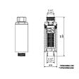 SWISS AQUA TECHNOLOGIES - Cartouche de remplacement avec insert IPSKXM pour Adoucisseur d'eau IPS 100 Kalyxx MINI (IPSKXMINSERT) - vignette