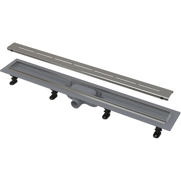 ALCA - Caniveau de douche avec grille en acier 950 perforée (CPZ18-950M	) - large