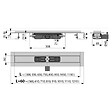 ALCA - Receveur de douche 95 cm en acier inoxydable (APZ101-950) - vignette