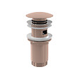 ALCA - Bonde pour lavabo clic-clac 5/4 " Avec trop-plein, Rose Gold (A392-RG-P) - vignette