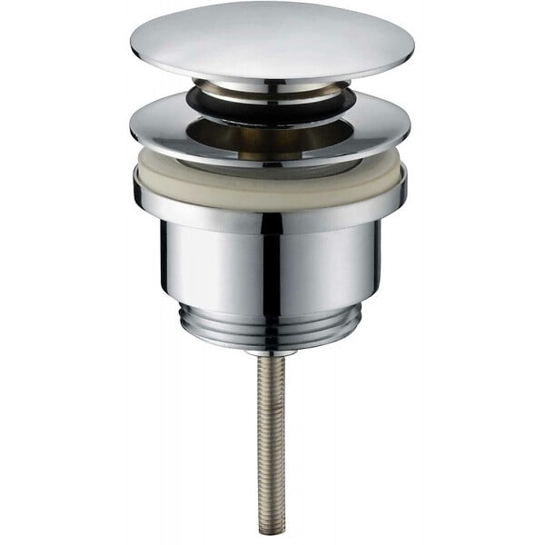 OPTIMA - Bonde clic-clac chromée pour lavabo avec trop-plein – G 5/4" – Optima (VF785CR) - large