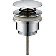OPTIMA - Bonde clic-clac chromée pour lavabo avec trop-plein – G 5/4" – Optima (VF785CR) - vignette