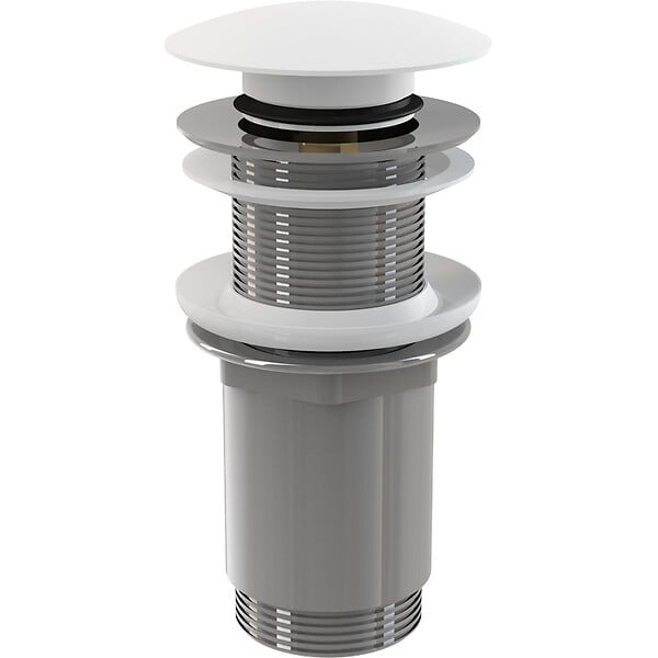 ALCA - Bonde pour lavabo clic-clac 5/4 " Sans débordement (A395B) - large