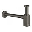 GROHE - Siphon en laiton pour lavabo, Technologie StarLight éclatant et durable, Hard Graphite brossé (40564AL0) - vignette