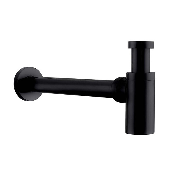 SWISS AQUA TECHNOLOGIES - Swiss Aqua Technologies Siphon pour lavabo laiton noir mat  (SIFMBL) - large