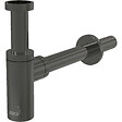 ALCA - Alca Siphon pour lavabo DN32, Gun métal (A400-GM-P) - vignette