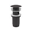ALCA - Bonde pour lavabo clic-clac 5/4 " Avec trop-plein, Gun métal brossé (A392-GM-B) - vignette