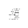 GROHE - Garniture de vidage 1 1/4" (28910000) - vignette