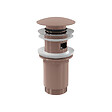 ALCA - Bonde pour lavabo clic-clac 5/4 " Avec trop-plein, Rose Gold brossé (A392-RG-B) - vignette