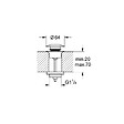 GROHE - StarLight bonde clic-clac, Supersteel (65807DC0) - vignette