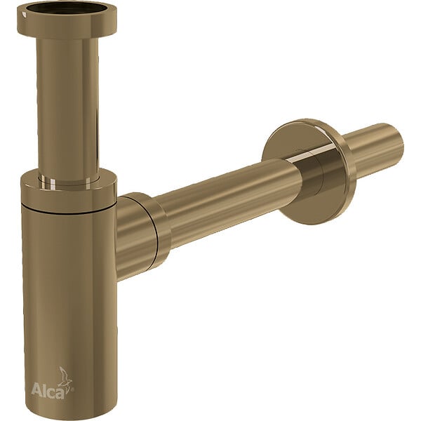ALCA - Alca Siphon pour lavabo DN32, Gold brossé (A400-G-B) - large