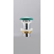 SWISS AQUA TECHNOLOGIES - Bonde à écoulement libre Infinitio 5/4" sans trop-plein pour lavabos et vasques, vert mat (PZATKALGEM) - vignette