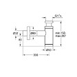 GROHE - Siphon pour lavabo 1/4″, cuivre brossé (G28912DL0) - vignette
