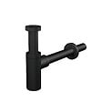 ALCA - Siphon pour lavabo laiton noir Mat  (A400BLACK) - vignette