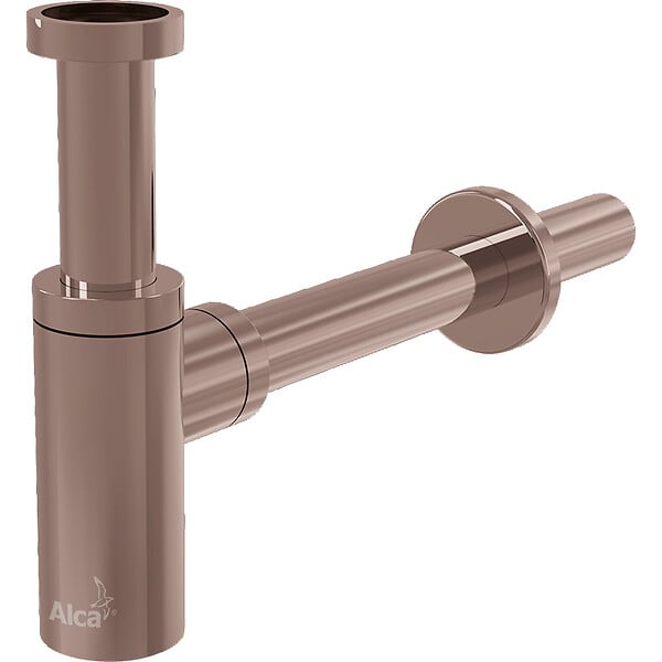 ALCA - Alca Siphon pour lavabo DN32, Rose gold brossé (A400-RG-B) - large