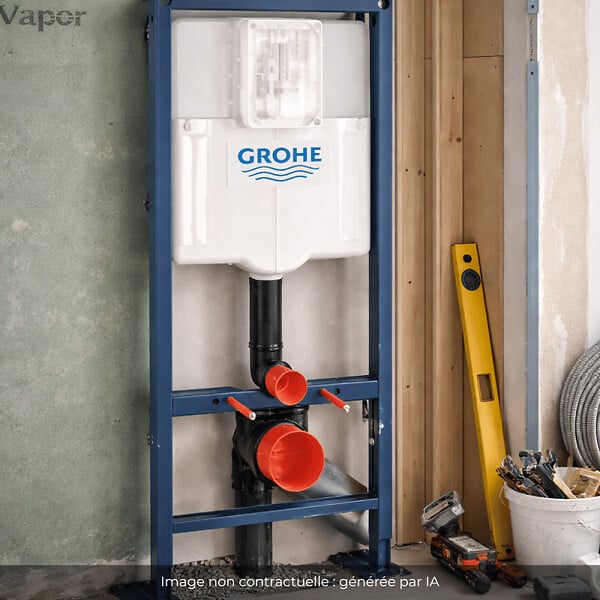 GROHE - - Bati support pour wc Rapid SL 1.13 m x 0.42 m - large