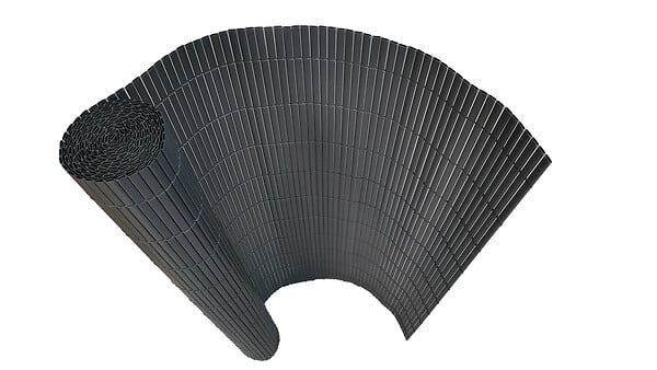 SICATEC - Canisse PVC double face occultante - Gris - H.1xL.3m - large
