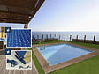 HABITAT ET JARDIN - Piscine bois rectangle " Zanzibar "- 3.50 x 2.30 x 1.24 m - Bâche à bulles  180 µ - Bâche hiver  280 g/m² - vignette