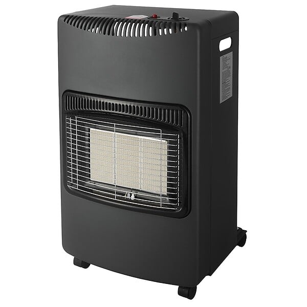 INTEC - Poele à gaz pliable 4,2KW Pliable Noir Brûleur céramique Infrarouge Allumage Piezo Chauffage d'appoint gaz INTEC - large